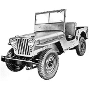 1945-1964 Jeep Willys CJ2A,CJ3A,CJ3B,CJ5